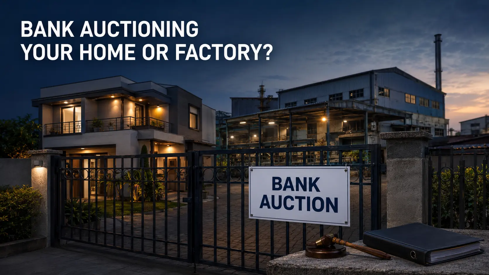 Bank Auctioning Your Home or Factory? Understand the Risk Before It Is Sold