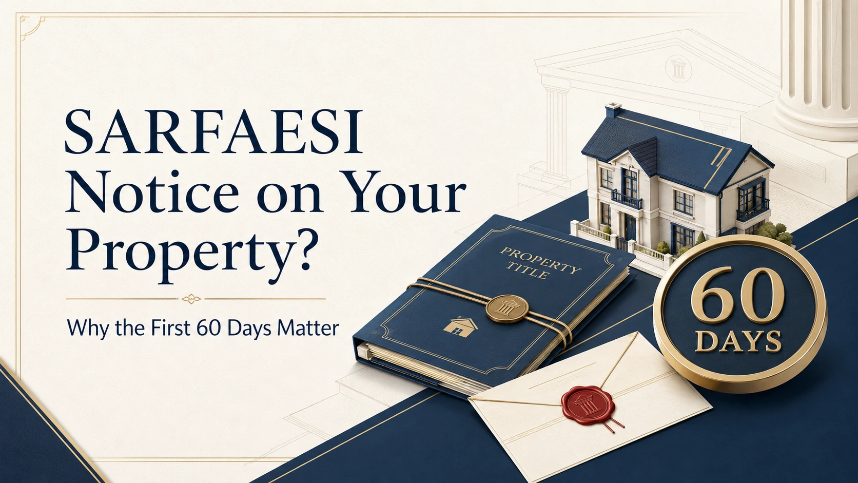 Bank Sent a SARFAESI Notice? Understand the Risk to Your Property