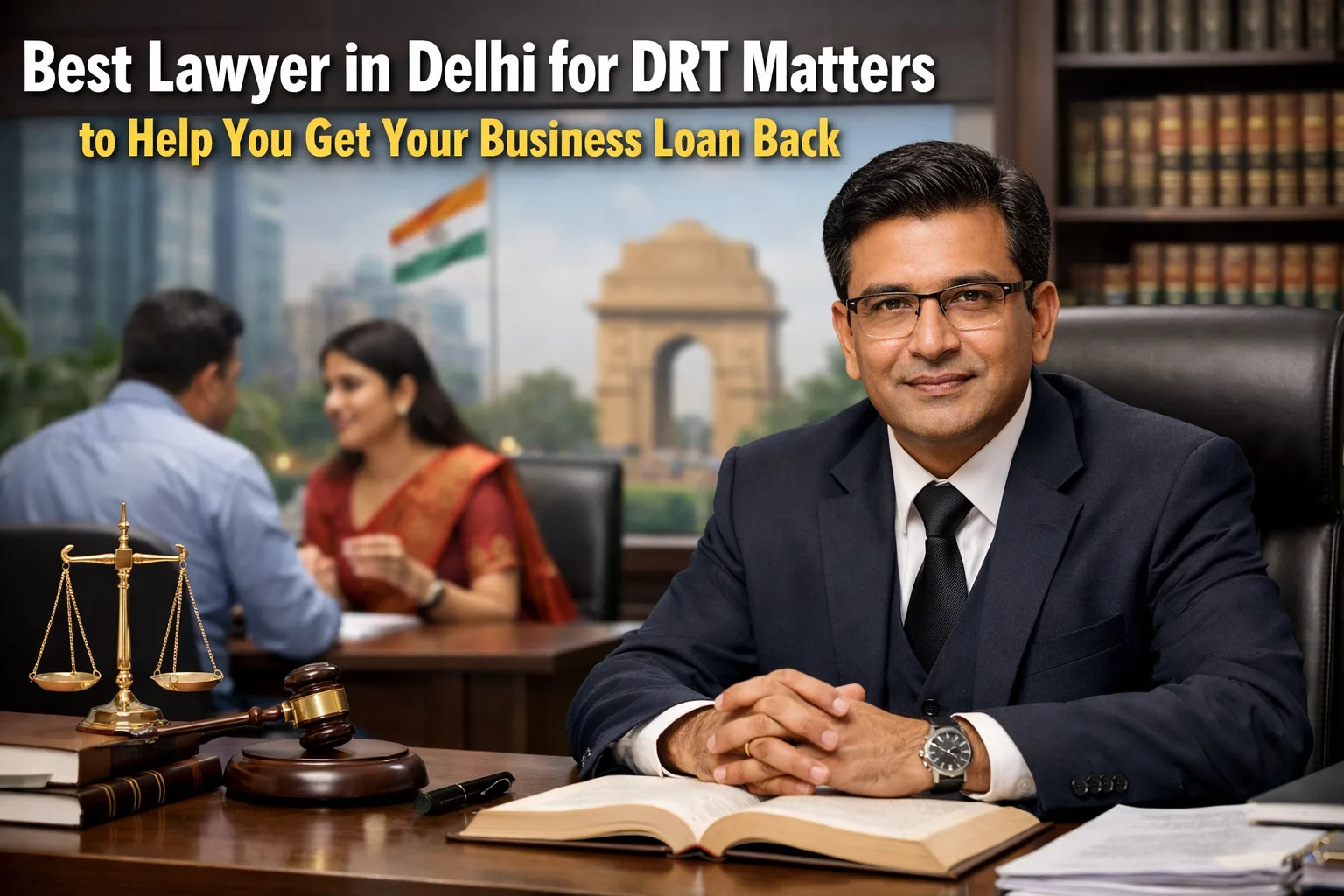 Best Lawyer in Delhi for DRT Matters to Help You Get Your Business Loan Back