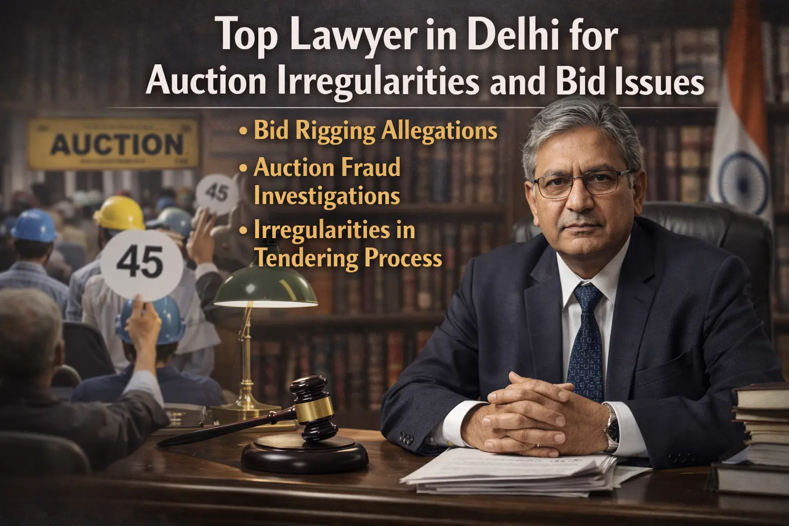 Best Lawyer in Delhi for Problems with Bids and Auctions