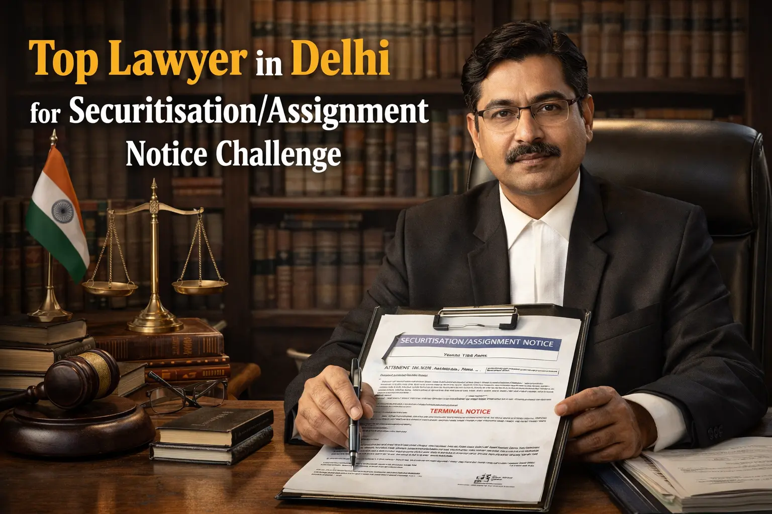 Best Lawyer in Delhi for Securitization/Assignment Notice Challenge