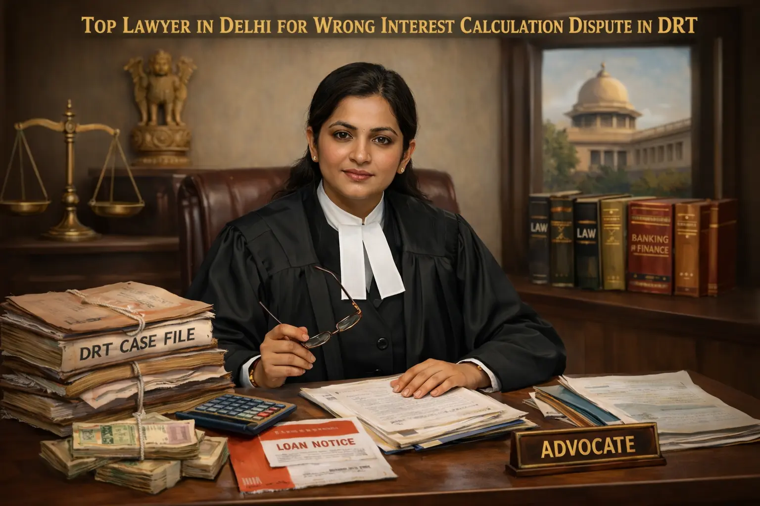 Best Lawyer in Delhi for Wrong Interest Calculation Case in DRT