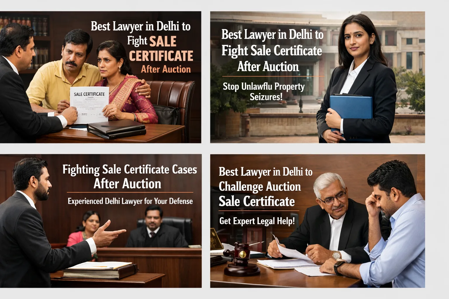 Best Lawyer in Delhi to Fight Sale Certificate After Auction
