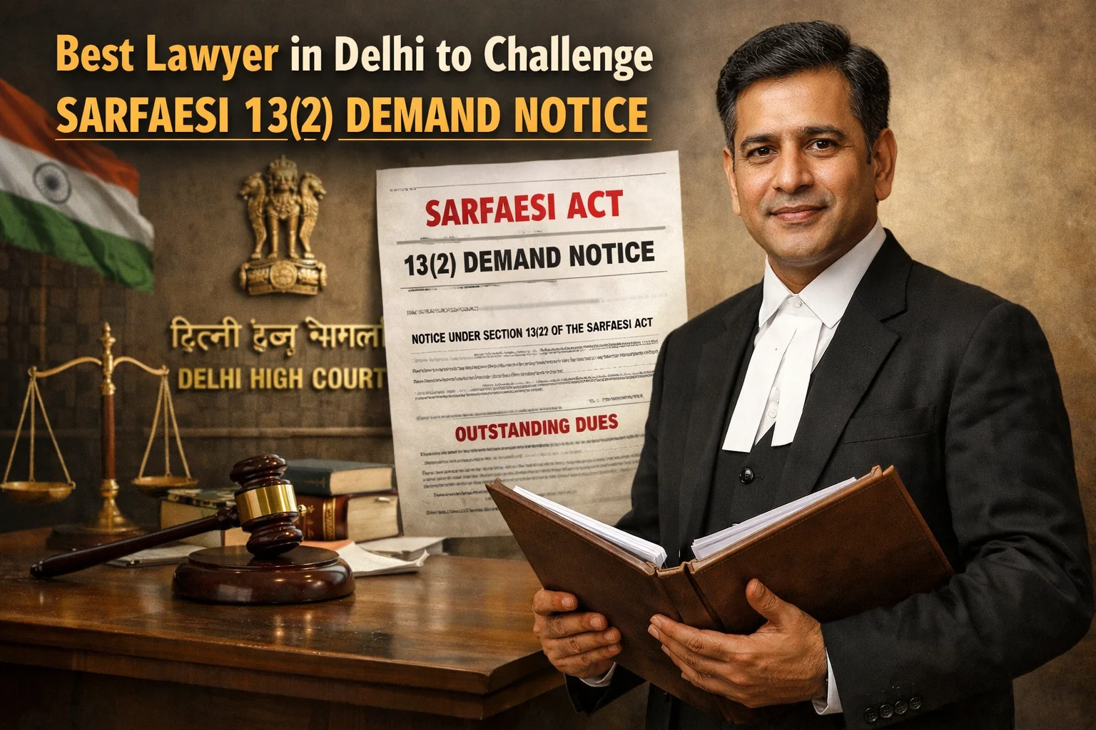 Best Lawyer in Delhi to Fight SARFAESI 13(2) Demand Notice