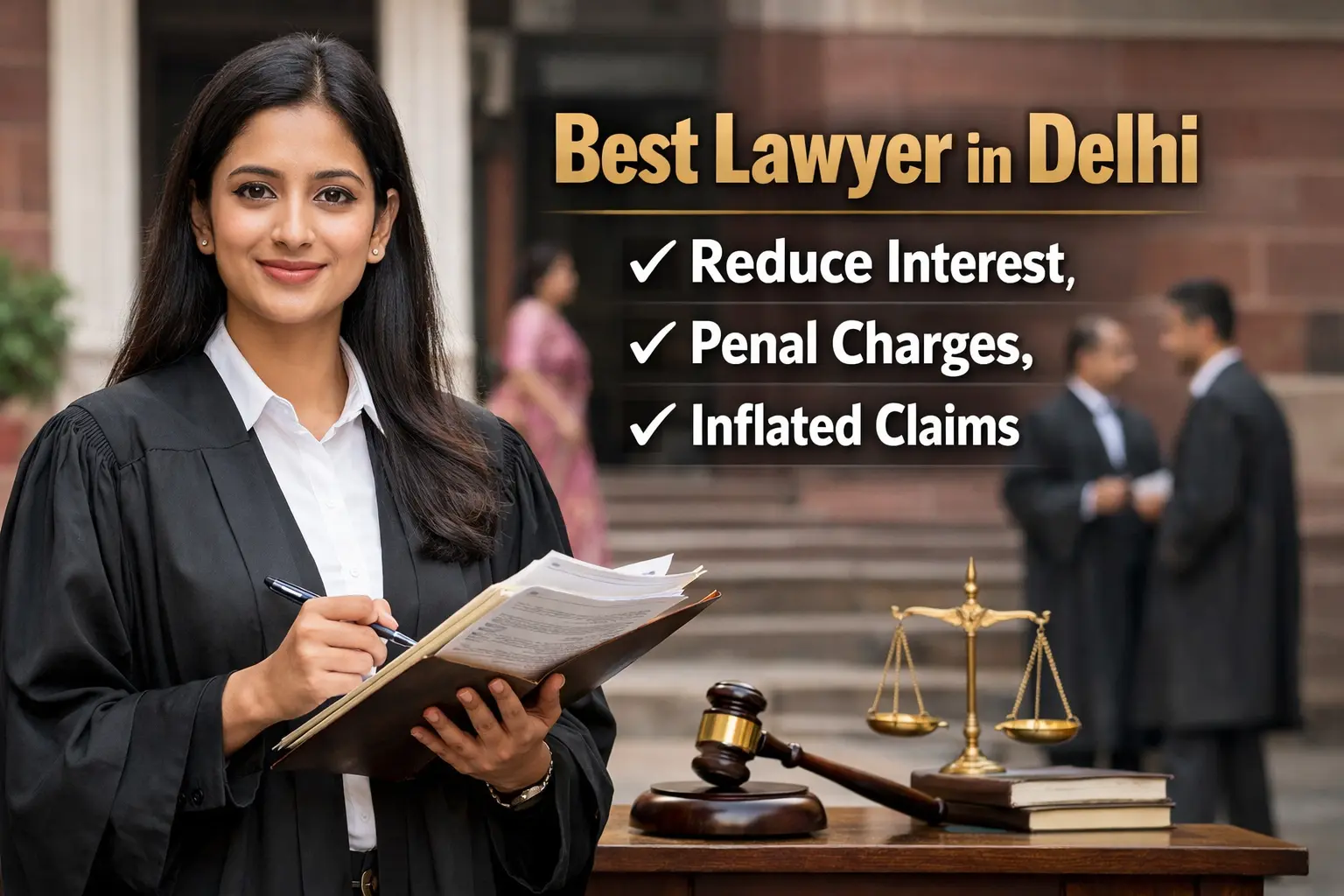 Best Lawyer in Delhi to Reduce Interest, Penal Charges, Inflated Claims