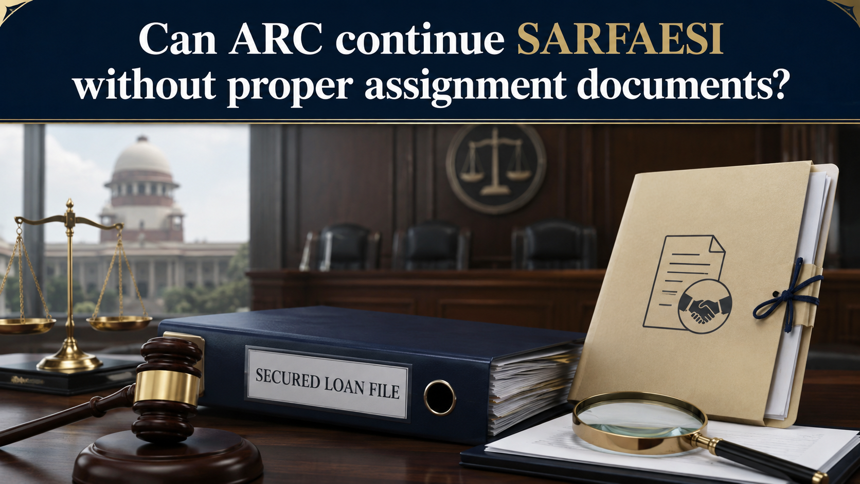 Can ARC continue SARFAESI without proper assignment documents?