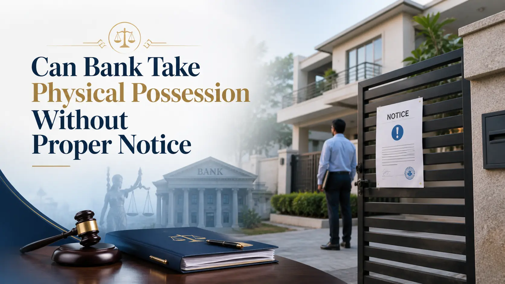 Can Bank Take Physical Possession Without Proper Notice