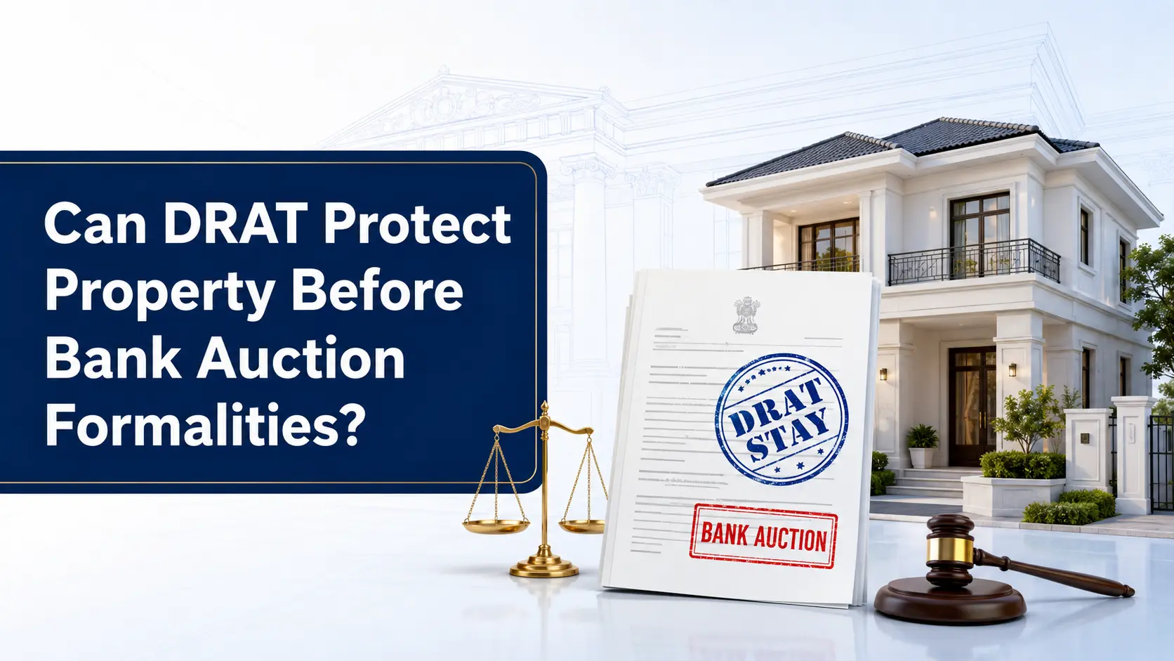 Can DRAT protect property before bank completes auction formalities?