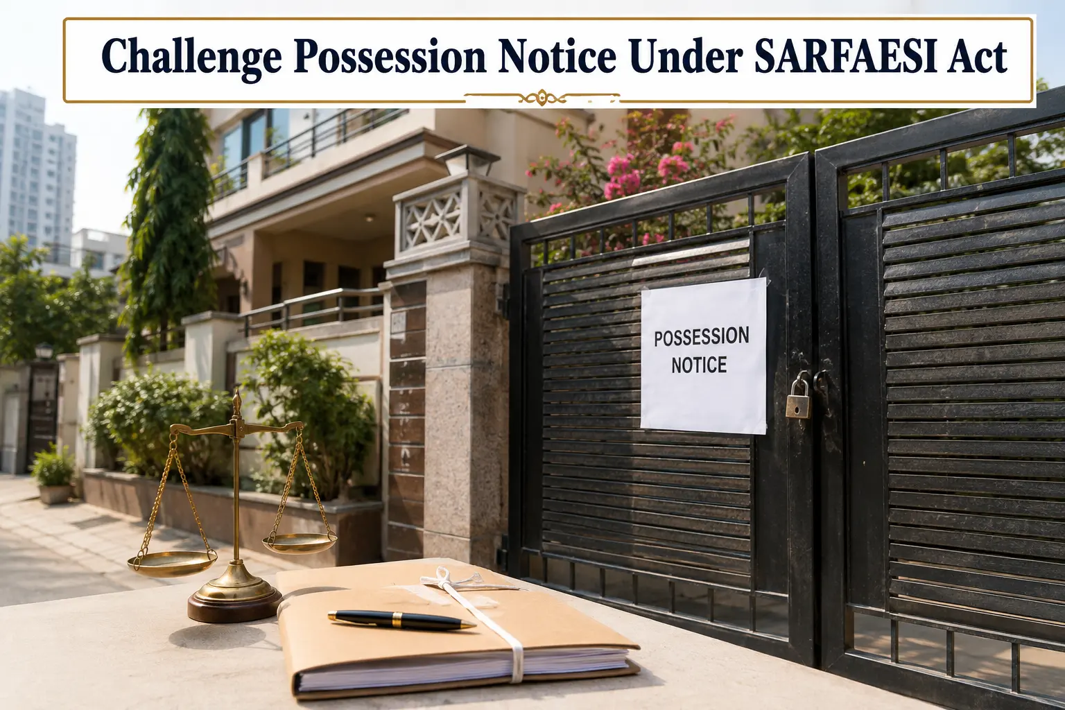 Challenge Possession Notice Under SARFAESI Act