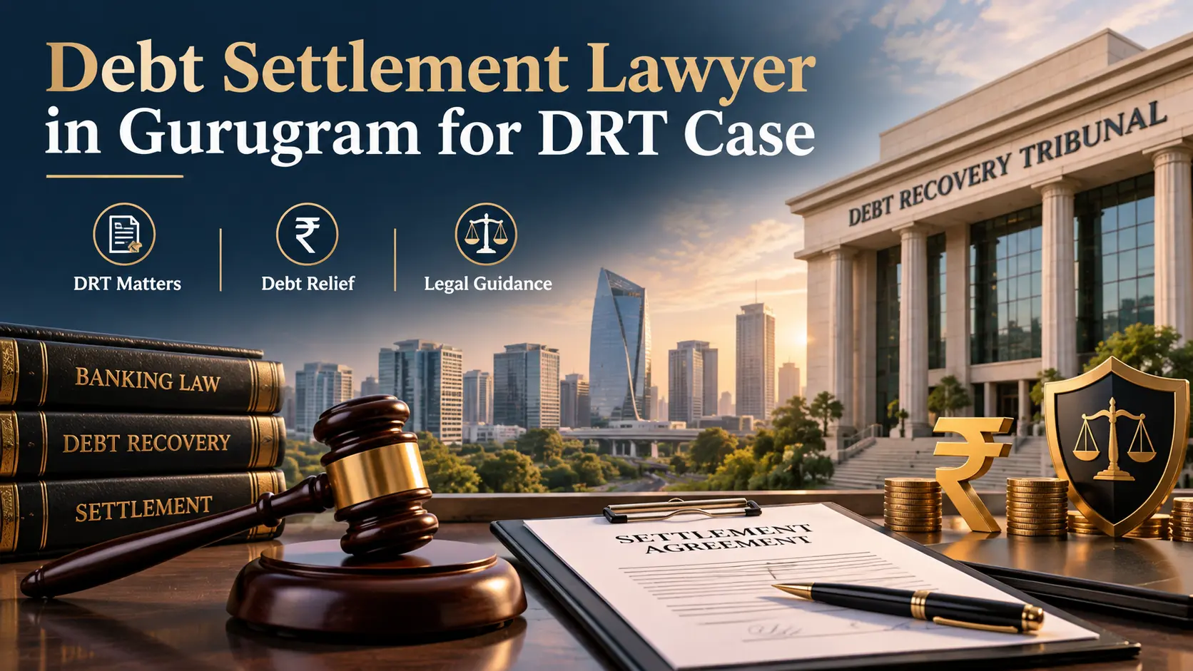 Debt settlement lawyer in Gurugram for pending DRT case