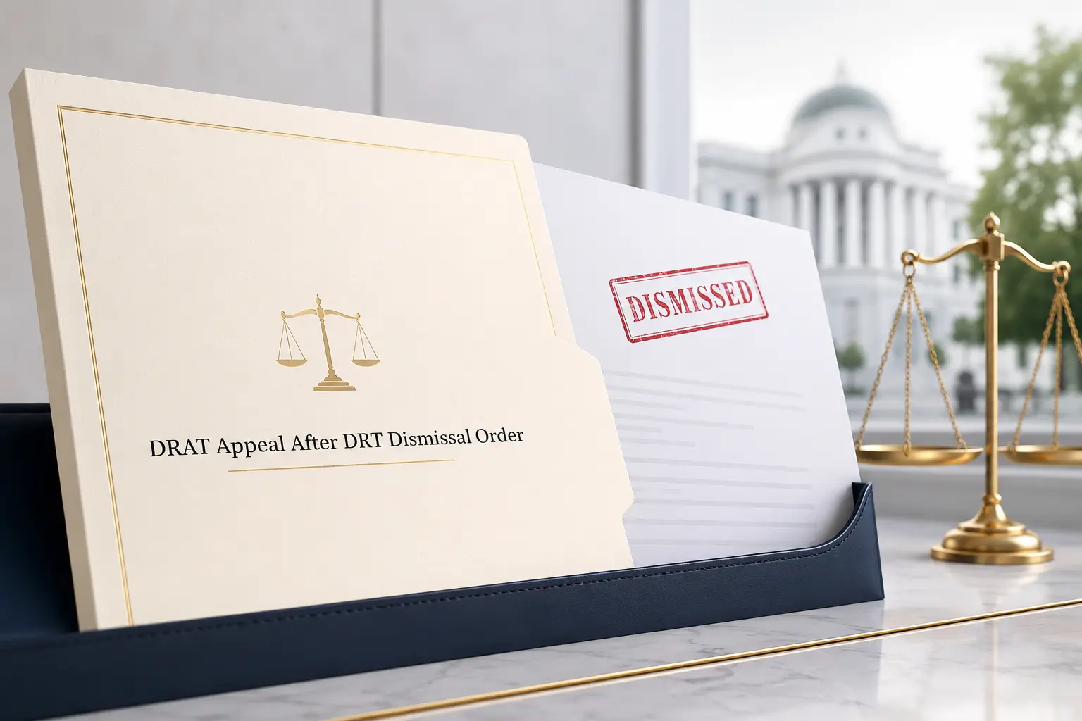 DRAT Appeal After DRT Dismissal Order