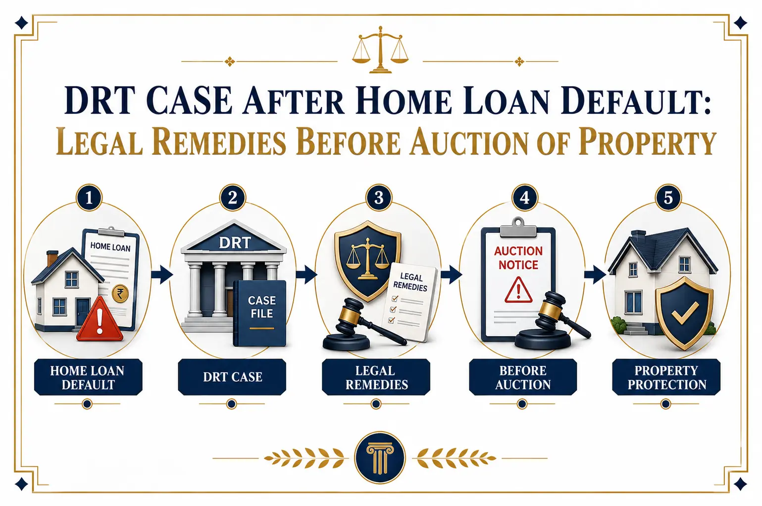 DRT Case After Home Loan Default Against Auction