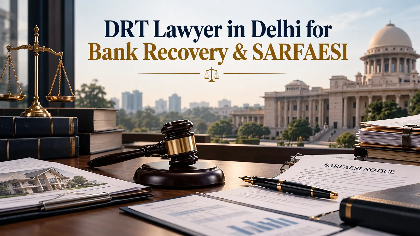 DRT Lawyer in Delhi for Bank Recovery, Auction and SARFAESI
