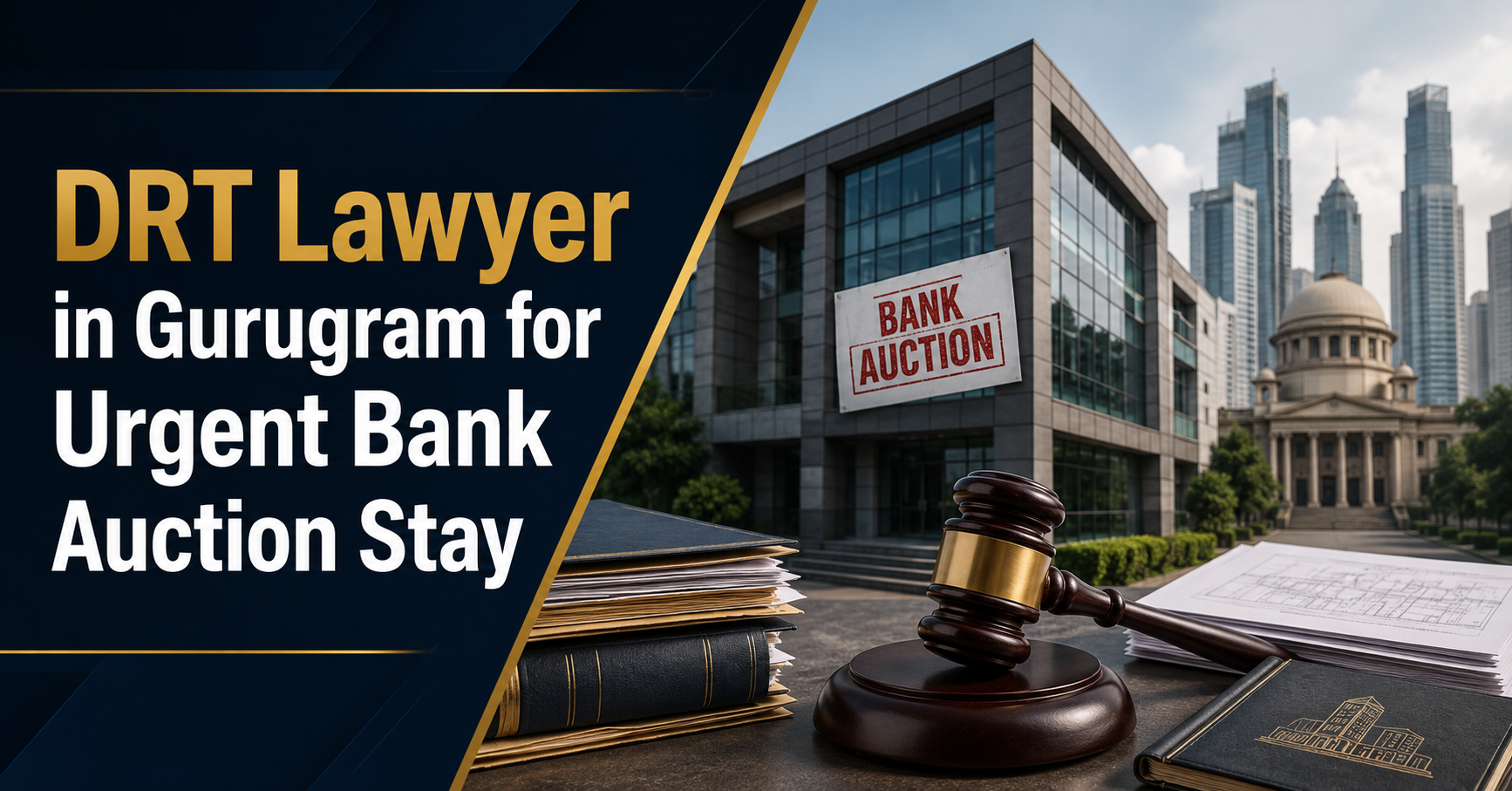 DRT lawyer in Gurugram for urgent bank auction stay