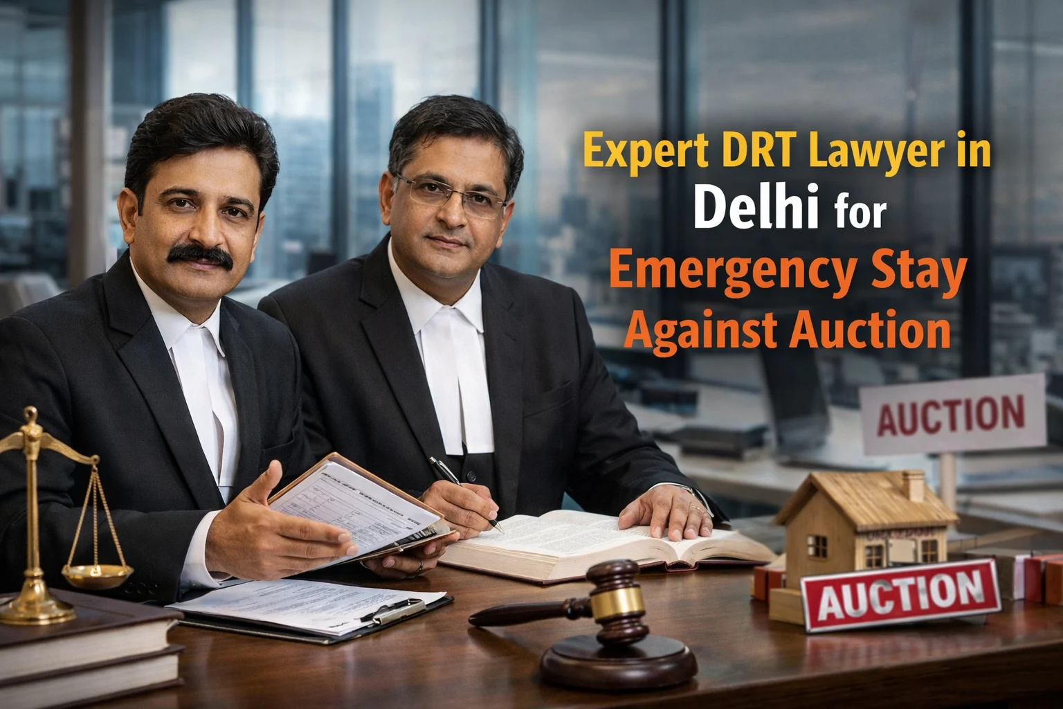 Expert DRT Lawyer in Delhi for Emergency Stay Against Auction