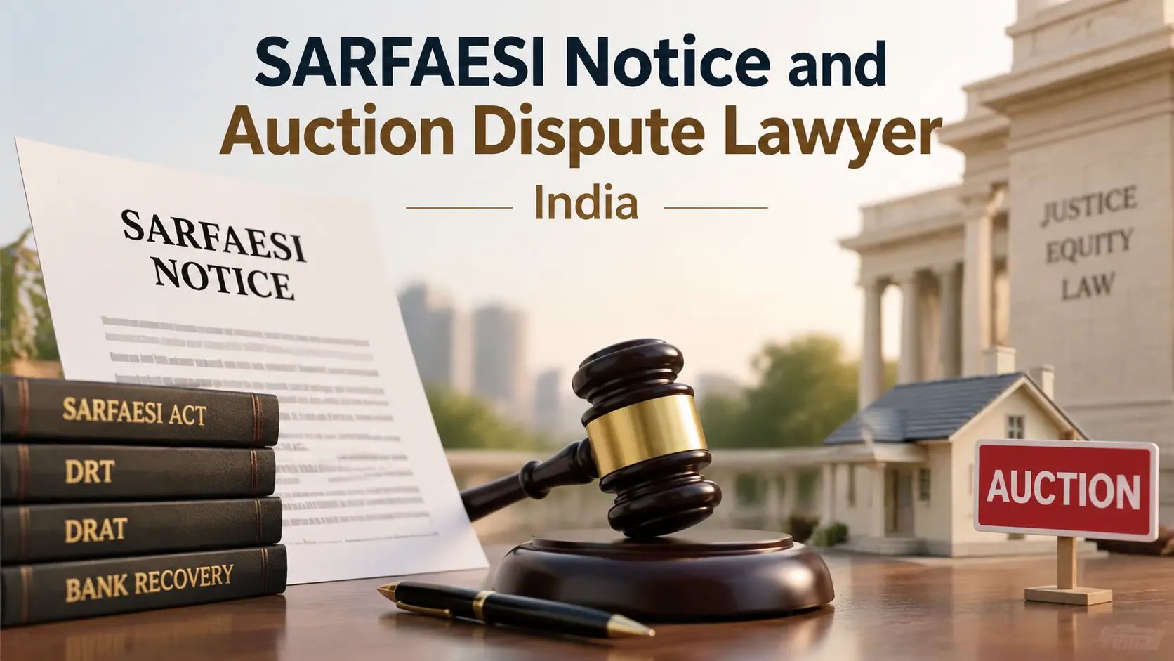 Expert Legal Support for SARFAESI Notice and Auction Disputes