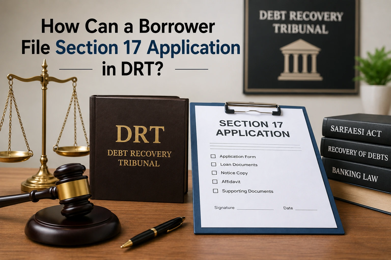 How Can a Borrower File Section 17 Application in DRT?