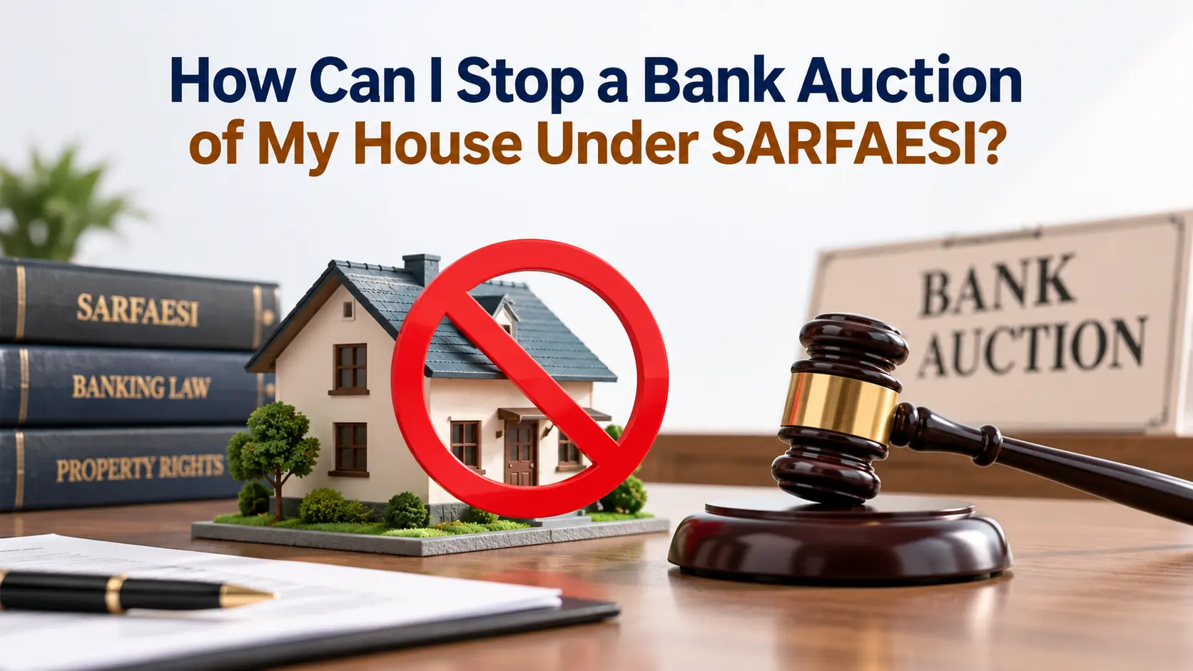How Can I Stop a Bank Auction of My House Under SARFAESI?
