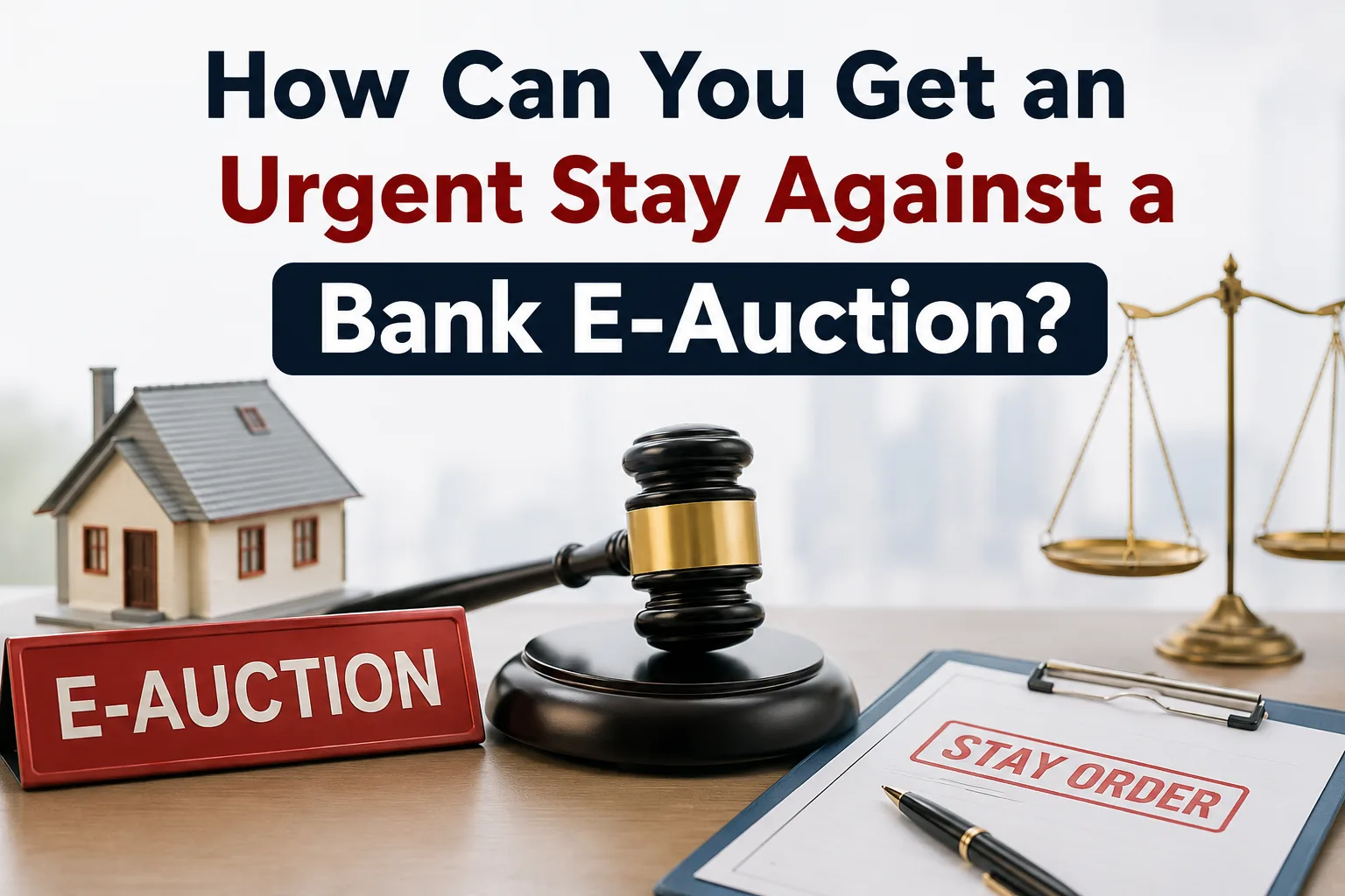 How Can You Get an Urgent Stay Against a Bank E-Auction?
