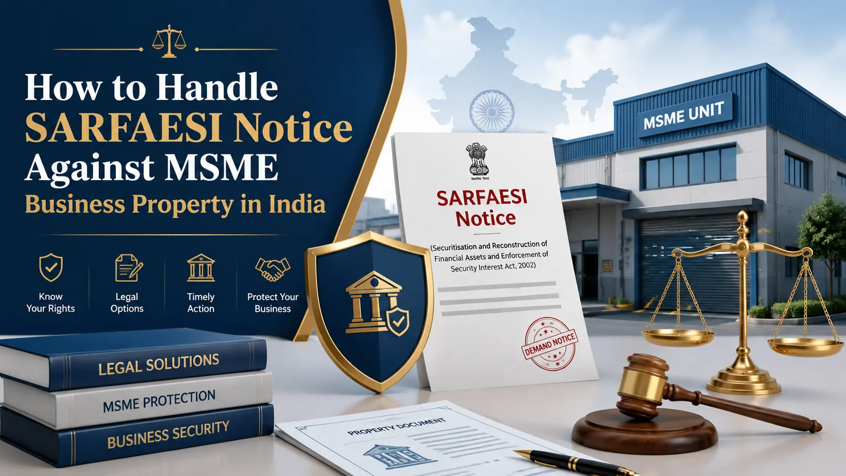 How to Handle SARFAESI Notice Against MSME Business Property