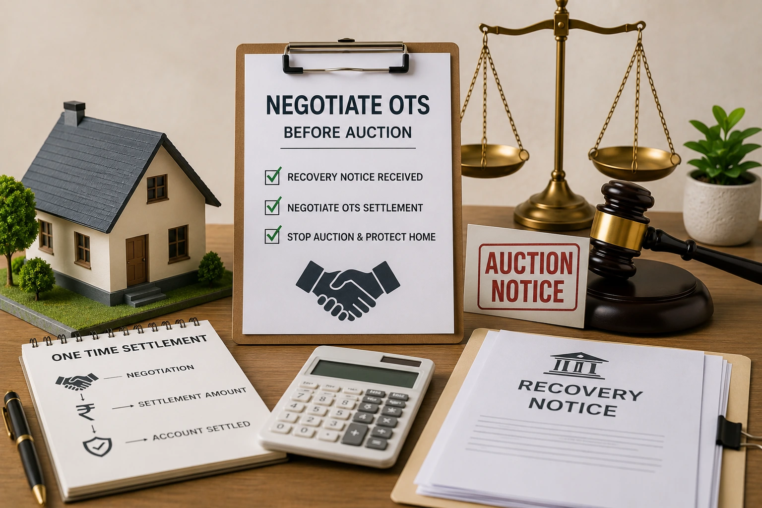 How to Negotiate OTS Before Auction for Home After Recovery Notice