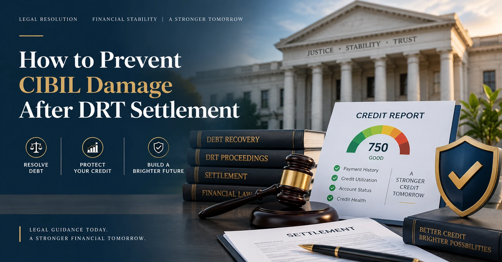 How to prevent CIBIL damage after DRT settlement