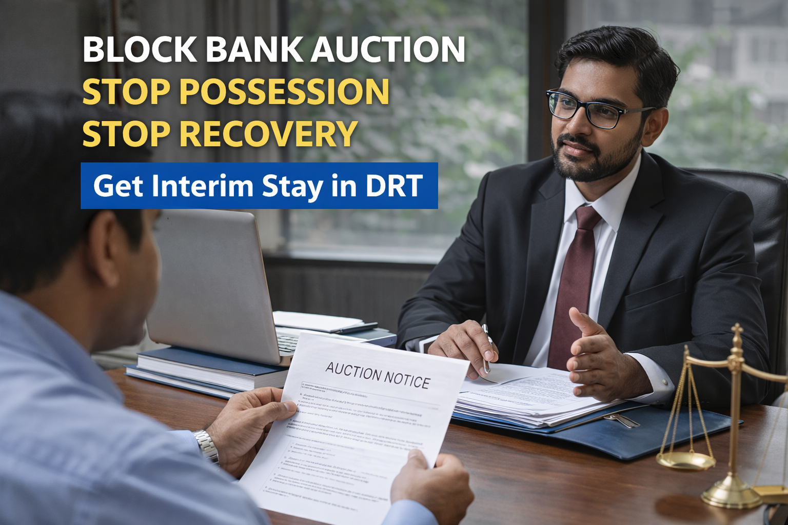 Interim Stay / Urgent Relief in DRT (Recovery Stay / Possession Stay / Auction Stay): Complete Practical Guide (India)