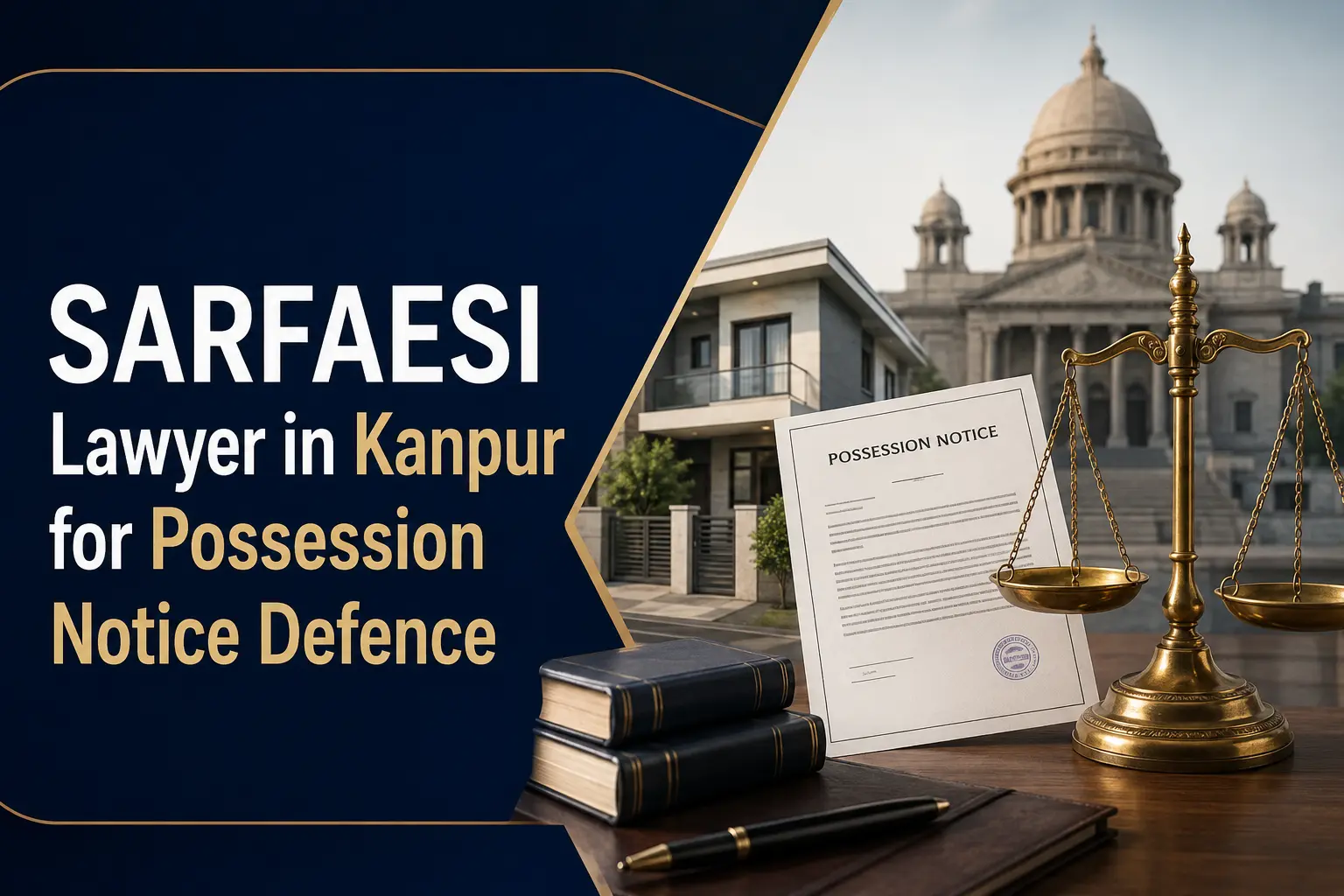 SARFAESI lawyer in Kanpur for possession notice defence