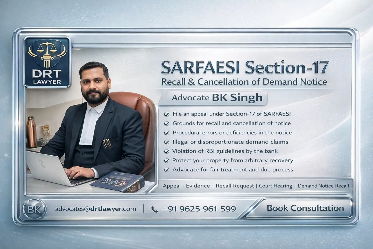 SARFAESI Section 17 recall and cancellation of demand notice