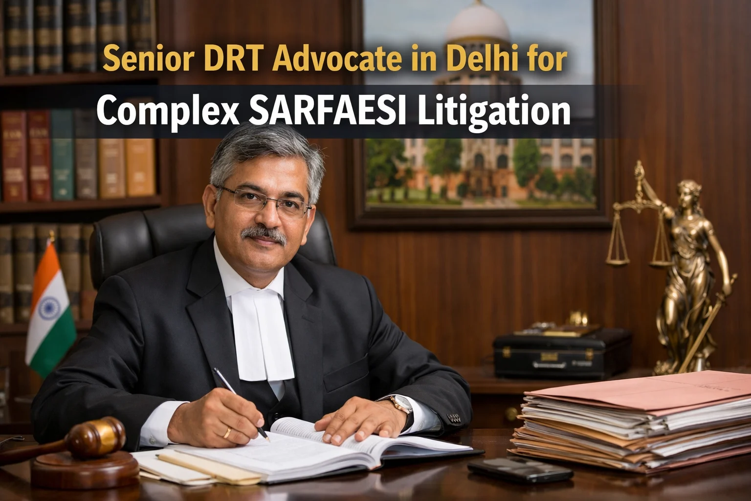 Senior DRT Advocate in Delhi for Complex SARFAESI Litigation