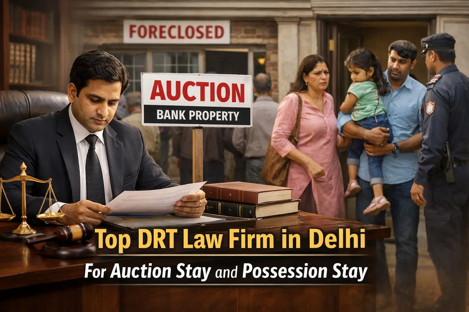The best DRT law firm in Delhi for auction stay and possession stay
