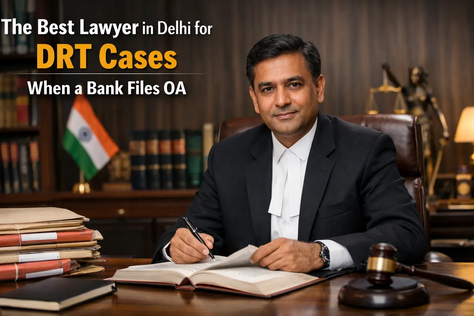 The Best Lawyer in Delhi for DRT Cases When a Bank Files OA