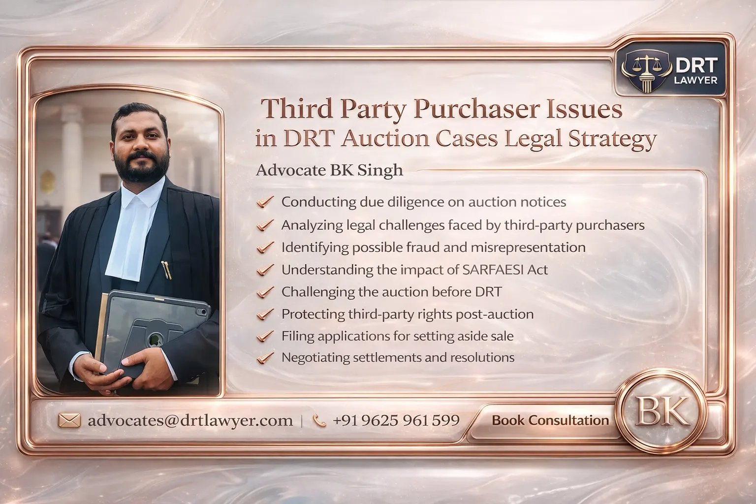 Third Party Purchaser Issues in DRT Auction Cases Legal Strategy