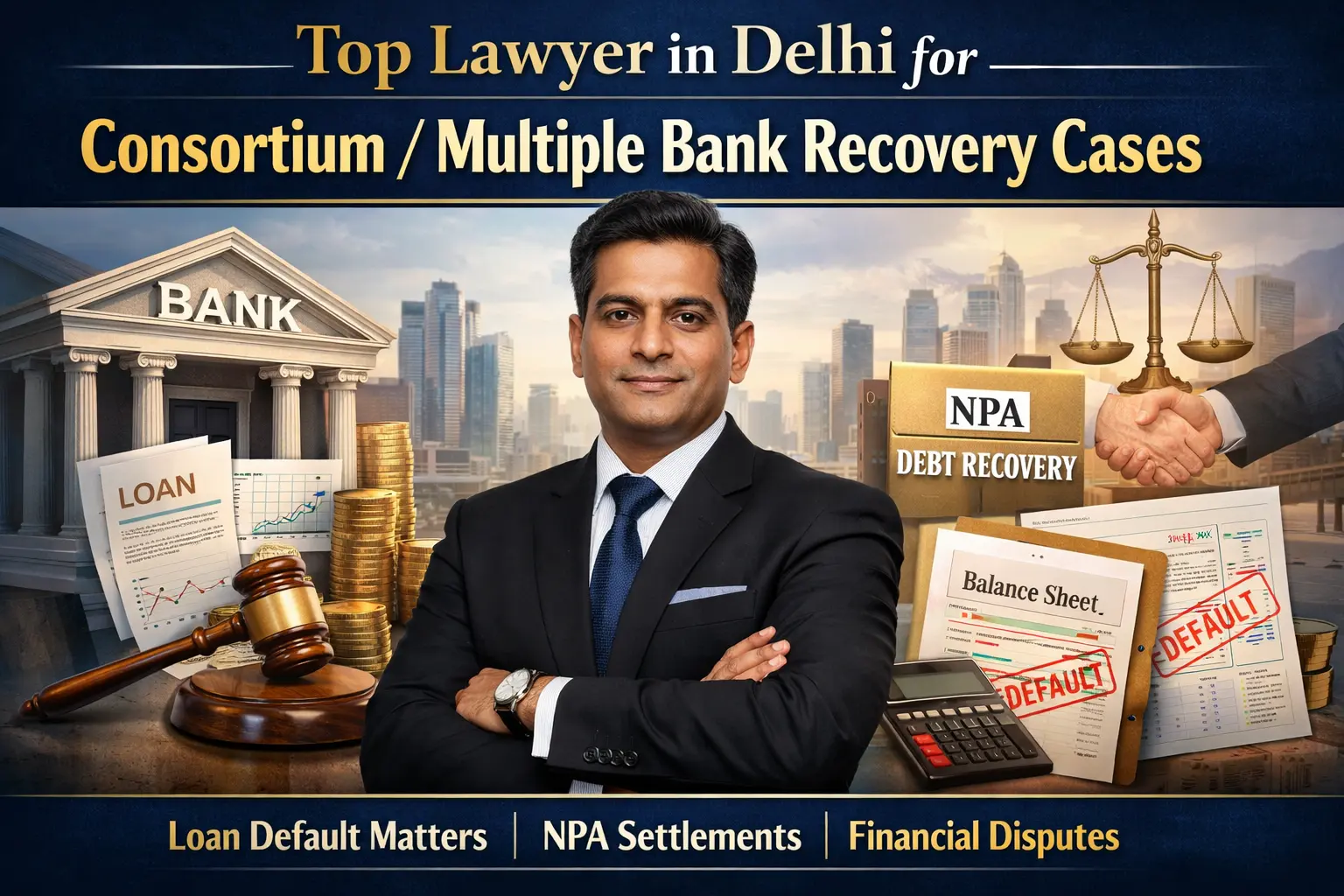 Top Lawyer in Delhi for Consortium/Multiple Bank Recovery Cases
